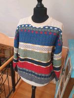 bunt gemusterter Langarm-Pullover Vintagestyle von Monte Carlo Mecklenburg-Vorpommern - Neubrandenburg Vorschau