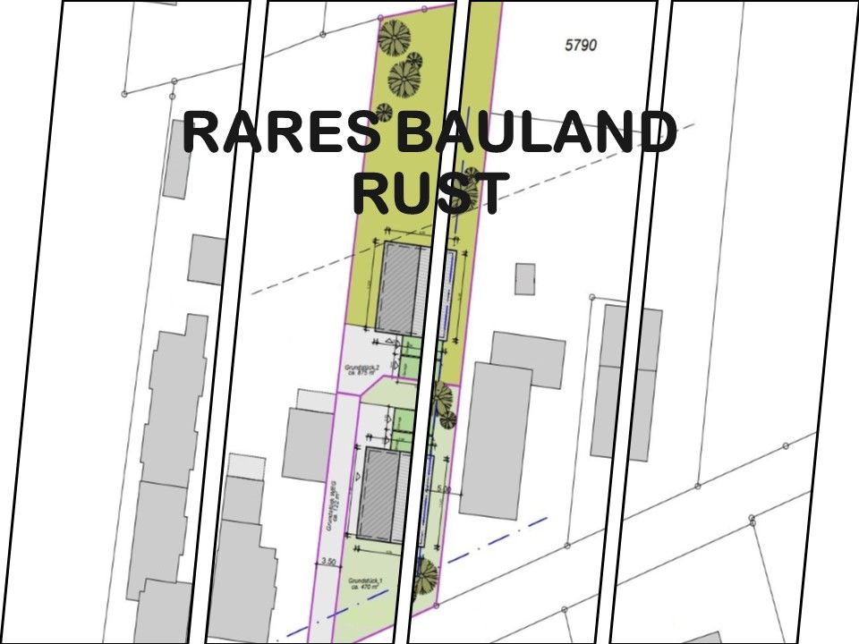 Einzigartiges Baugrundstück im Herzen von Rust in Rust