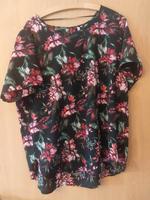 Only carmakoma Bluse Tunika Shirt Gr. 48 schwarz Blumen Dortmund - Eving Vorschau
