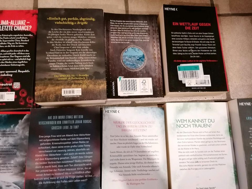 Bücher Paket Romane, Thriller, alle zusammen 15 Euro in Plattling