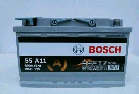 Bosch Starterbatterie AGM  S5 A11 80Ah 800A 0092S5A110 Start-Stop in Eitorf