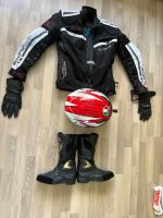Motorrad Ausrüstung Helm( agv)+Stiefel+Handschuhe+Jacke+Sichtschu Wandsbek - Hamburg Rahlstedt Vorschau