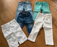 5 Hosen,Set,Jeans,Stoff,weiß,blau,grün,Gr.74-82 Nordrhein-Westfalen - Nettersheim Vorschau