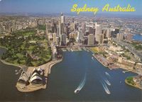 Postkarte ° von Sydney New South Wales Australien Panorama 1990 Nordrhein-Westfalen - Kamen Vorschau