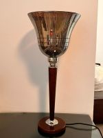 original Art Deco Tischlampe Holz/chrom/Glas neu verkabelt Eimsbüttel - Hamburg Stellingen Vorschau