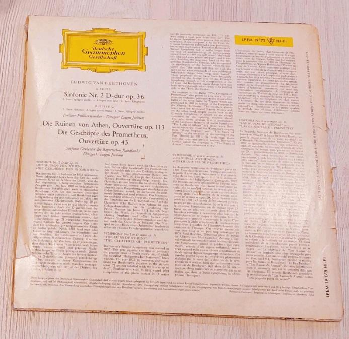 BEETHOVEN - Die RUINEN von ATHEN + Sinfonie Nr.2 Schallplatte LP in Bad Wildbad
