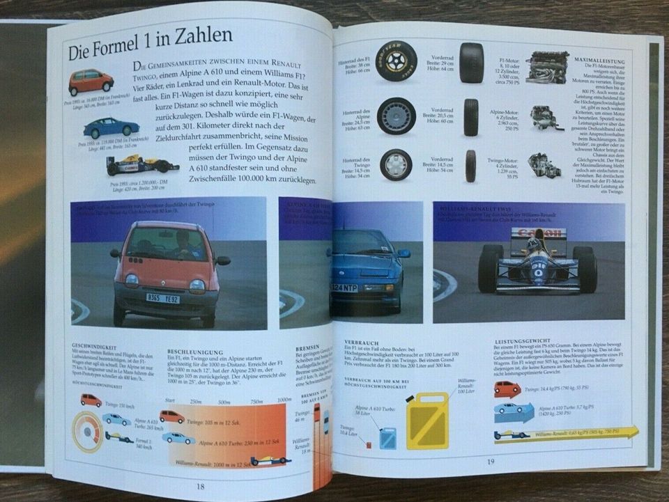 Williams Renault Formel 1 Rennwagen-Buch in Obernburg