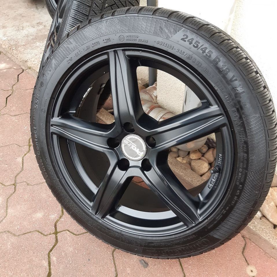 245/45R18 BMW Audi Mercedes Mini VW Räder oder Felgen 5x112 in Oberderdingen