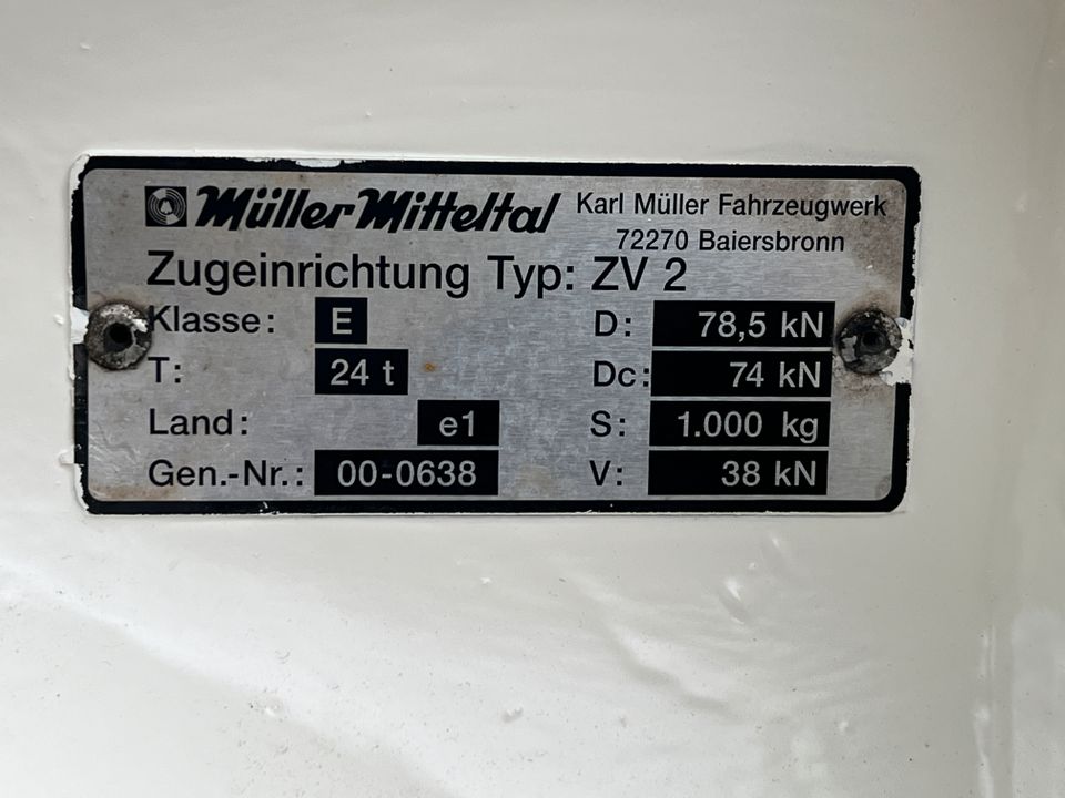 Müller-Mitteltal Tandem-Tieflader überfahrbar Typ: ETÜ-TA 11,0 in Essen