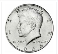 USA Half Dollar 1964 Kennedy Nordrhein-Westfalen - Greven Vorschau
