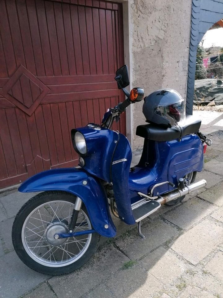 Moped Schwalbe blau in Elsterwerda