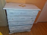 Shabby Chic Kommode Schrank Weiß Gold Vintage Düsseldorf - Oberkassel Vorschau