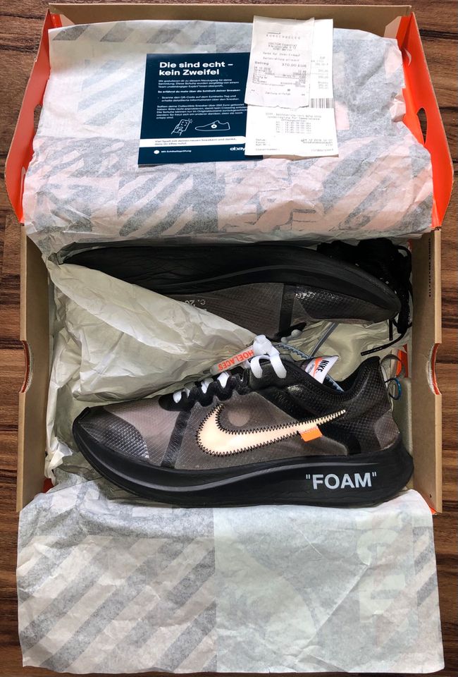 Black zoom fly off white sale