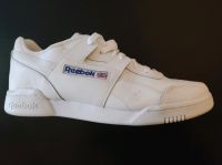 Reebok Workout Pus NEU Gr. 45,5 Sneaker white weiß blau classic Düsseldorf - Pempelfort Vorschau