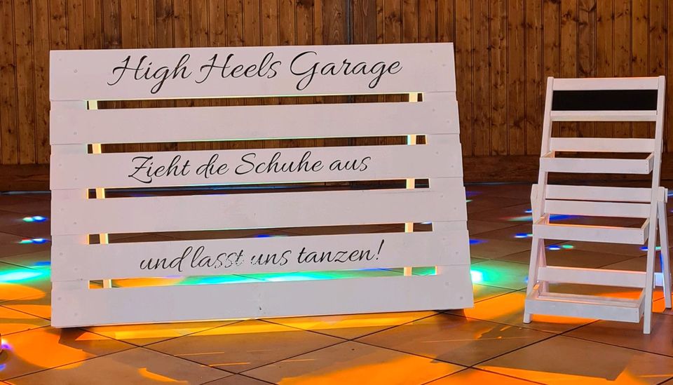 High Heels Garage zur Hochzeit mieten, inkl. Schlappen in Recklinghausen