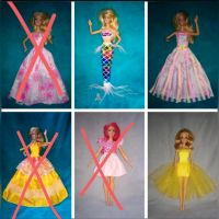 Barbie Puppen Kleidung Kleider Prinzessin Ballkleid Meerjungfrau Brandenburg - Perleberg Vorschau