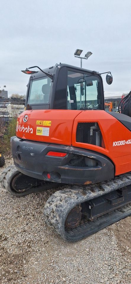 Kubota KX 080-4 Powertilt Mieten/Kaufen Kompaktbagger in Neu Ulm