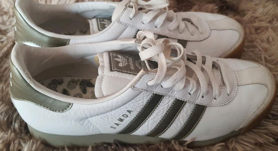 Adidas Samoa Vintage Schuhe Sportschuhe Leder  Grösse 44 in Rhens