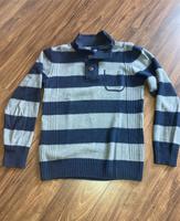 Strickpullover Pulli Pullover blau grau Gr. L Bayern - Weibersbrunn Vorschau