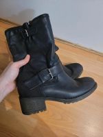 Gebrauchte Damenstiefel schwarz Gr. 36 Jumex Düsseldorf - Garath Vorschau