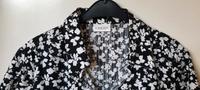Canda Bluse 44 46 schwarz weiß Blumen Kurzarm Baumwolle Schleswig-Holstein - Bargteheide Vorschau