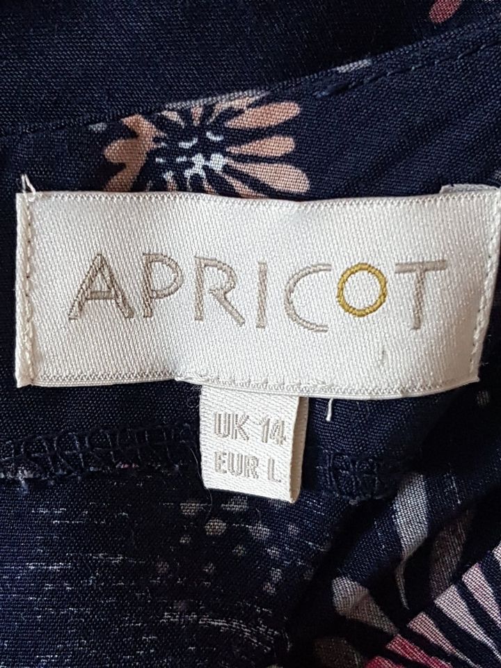 Sommerkleid blau mit Blütenmuster von Apricot in Gr. L / 40  NEU! in Mauritz