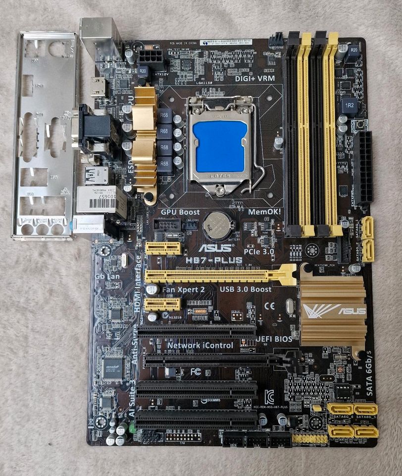 Asus H87-Plus Mainboard LGA1150 in Edingen-Neckarhausen