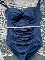 Swim wear Badeanzug mit festen Cups, balconette, gerafft, blau, S Kiel - Hassee-Vieburg Vorschau