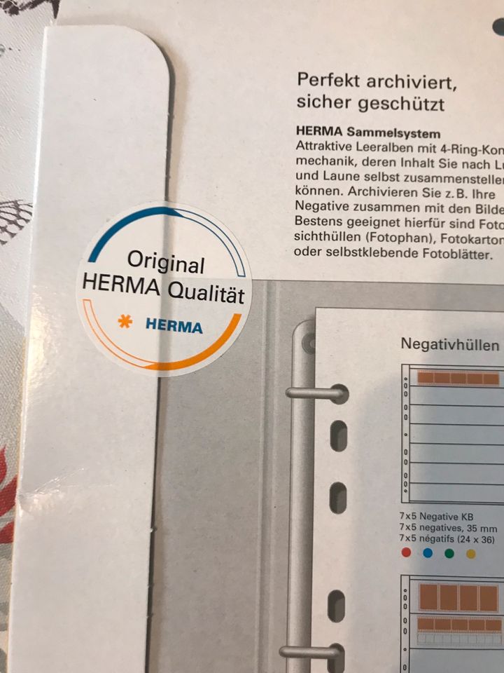 Neue Negativhüllen Herma in Ribbesbüttel