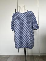 Esprit M Shirt Bluse Hemd Muster blau retro Look 38 Baumwolle Nordrhein-Westfalen - Bad Salzuflen Vorschau