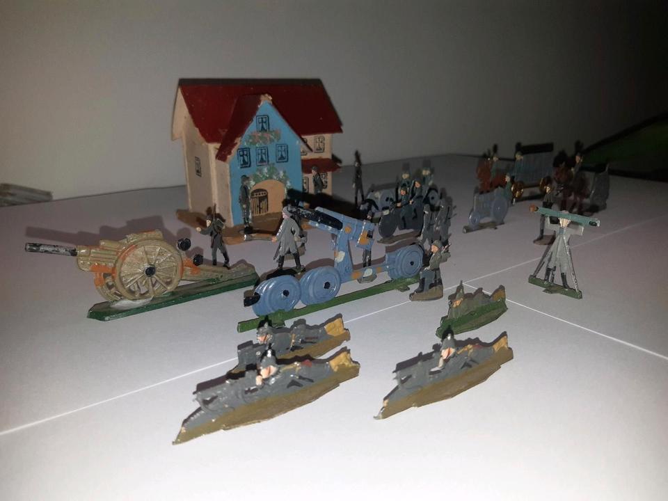 Zinnsoldaten 2.WK Wehrmacht 1.WK Deutsche Soldaten Zinnfiguren in Oberschöna