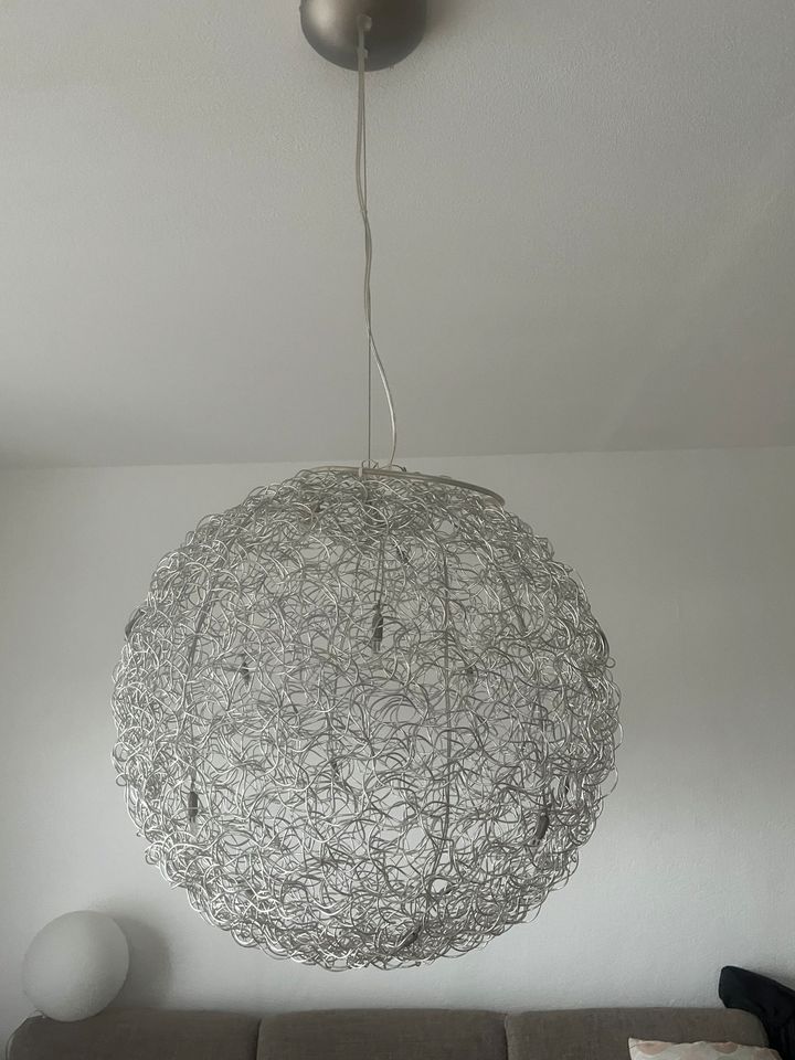 Lampe Draht 50cm Durchmesser Kugel Deckenlampe in Siegen