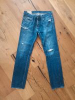 Blaue Jeans  sehr gut erhalten Hollister Gr. 34 34 mit Löchern Hessen - Flieden Vorschau