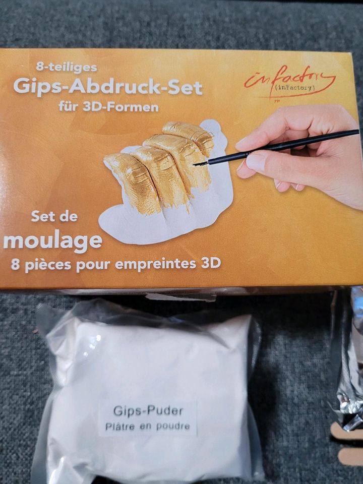 Gips Abdruck Set für 3D-Formen, 8-tlg. in Aßlar