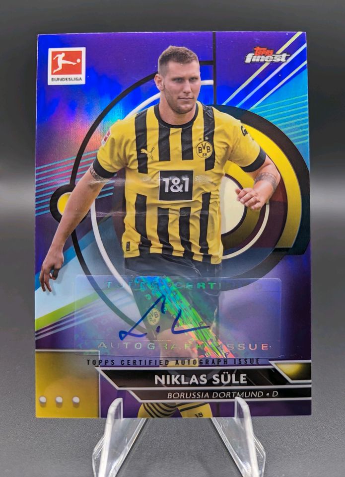 Niklas Süle Topps Finest Autogramm /99 BVB Borussia Dortmund in Kleve