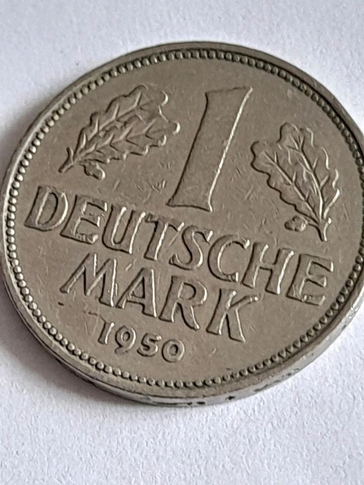 1 DEUTSCHE MARK 1950  D in Bernburg (Saale)