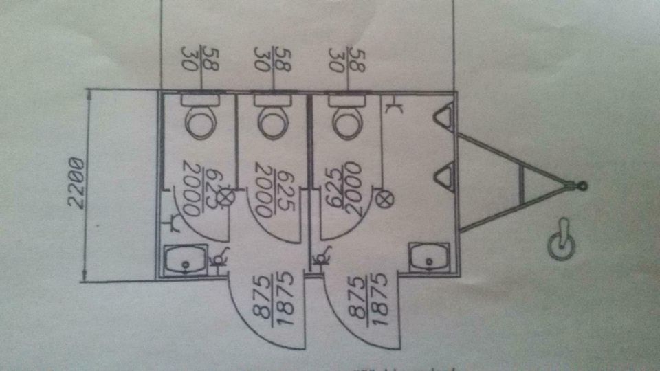 Sehr günstig neuwertige Toilettenwagen zu vermieten in Mülbach