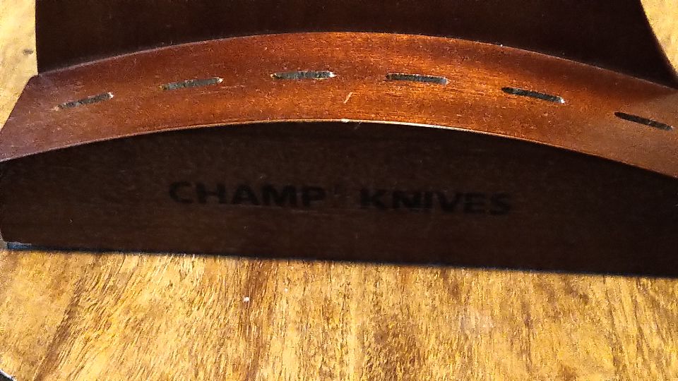 CHAMP®KNIVES Taschenmesser Ständer 80/90iger Jahre in Porta Westfalica