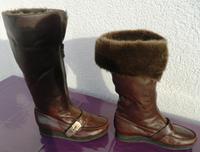 Echt Lederstiefel innen Fell (weiches Leder)Gr. 37 Hessen - Büdingen Vorschau