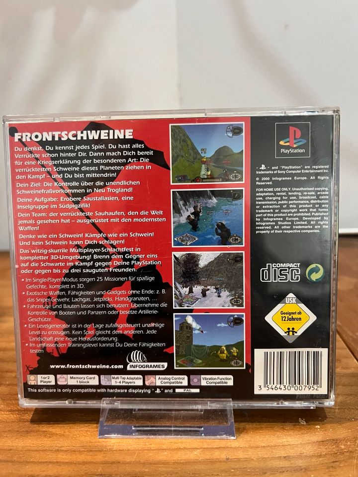 Frontschweine PlayStation 1 OVP, Anleitung, Artbook Top Zustand‼️ in Hagen