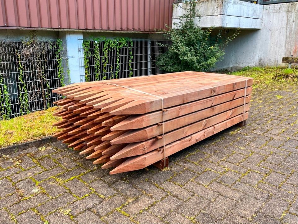 Vierkantpfosten Zaunpfosten Holzpfosten Kiefer - 9x9x125 - KDI in Lennestadt