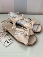 Zara Sandalen Leder schleife weiß echtleder neu Niedersachsen - Braunschweig Vorschau