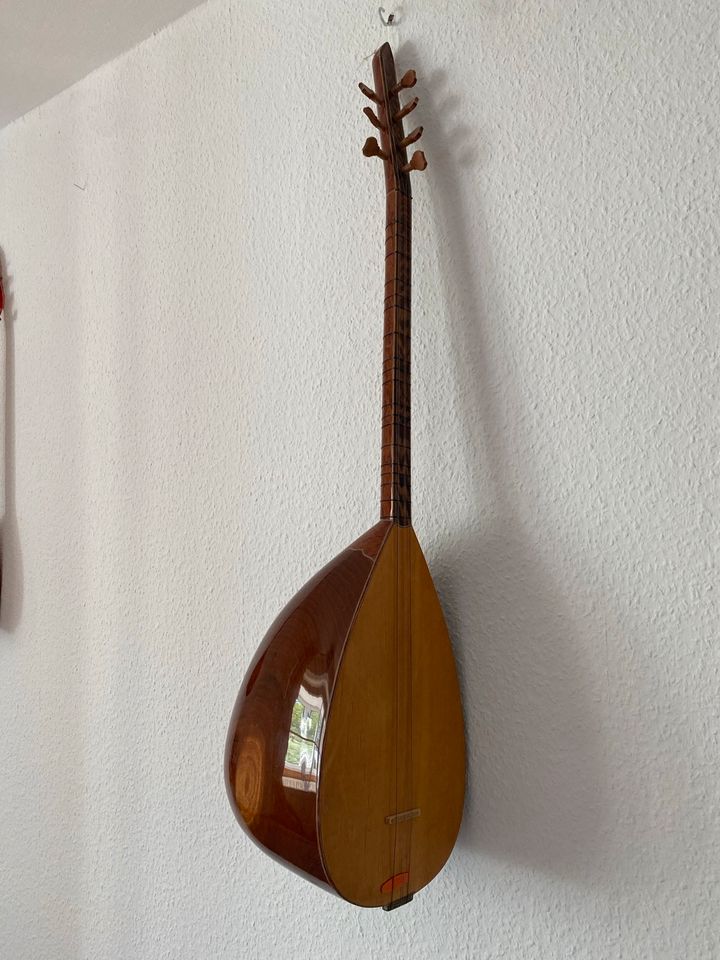 Saz Bağlama Kara Dut Oyma, türkische Gitarre Instrument in Gelsenkirchen