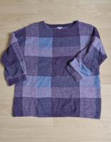 Street One Pullover Pulli lila kariert Größe 42 Hessen - Liederbach Vorschau