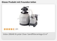 Sandfilterpumpe Intex Crystal Clear 28684 Nordrhein-Westfalen - Dülmen Vorschau