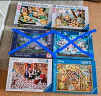 Puzzle zu verkaufen, Gelini und Disney 1000 und 1500 Teile Rheinland-Pfalz - Breit Vorschau