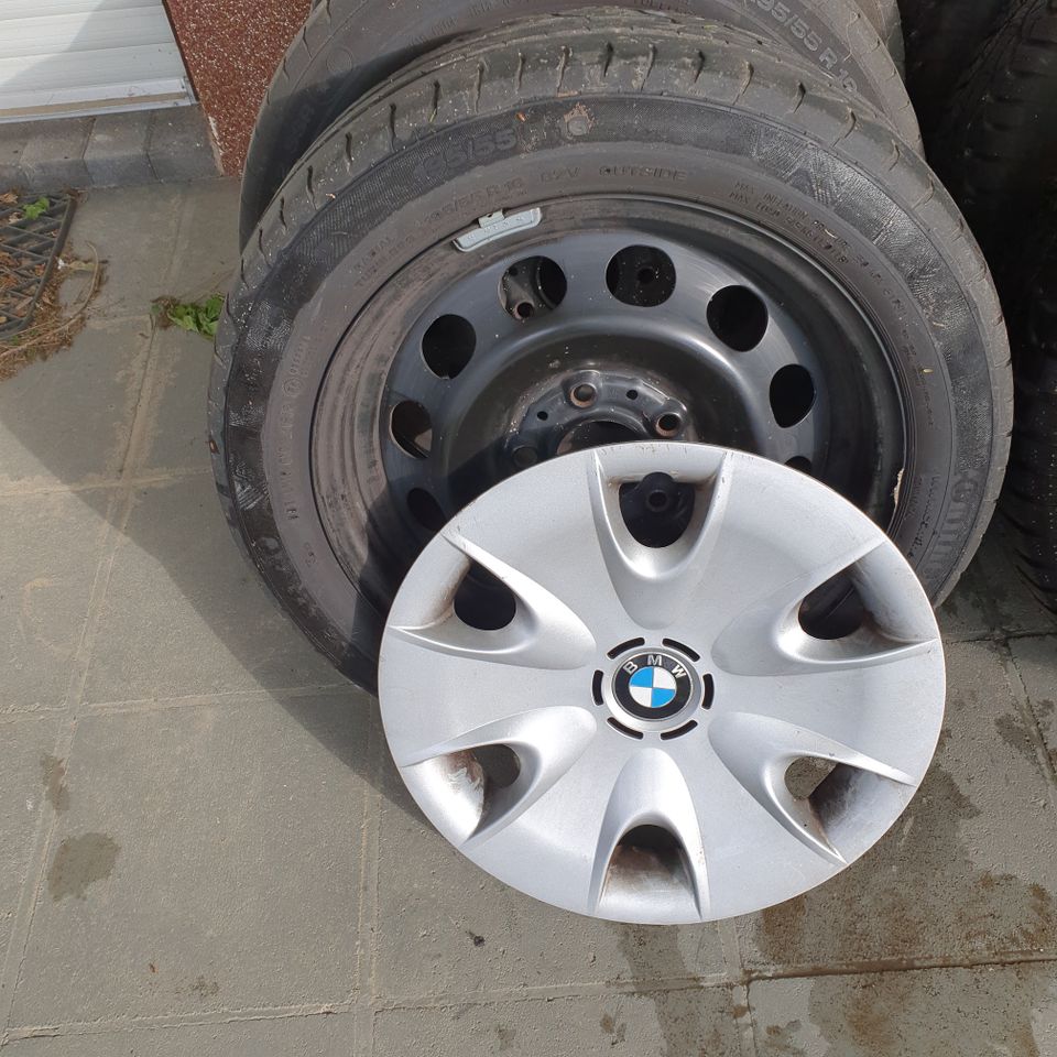 BMW Stahlfelgen mit Reifen in Konz