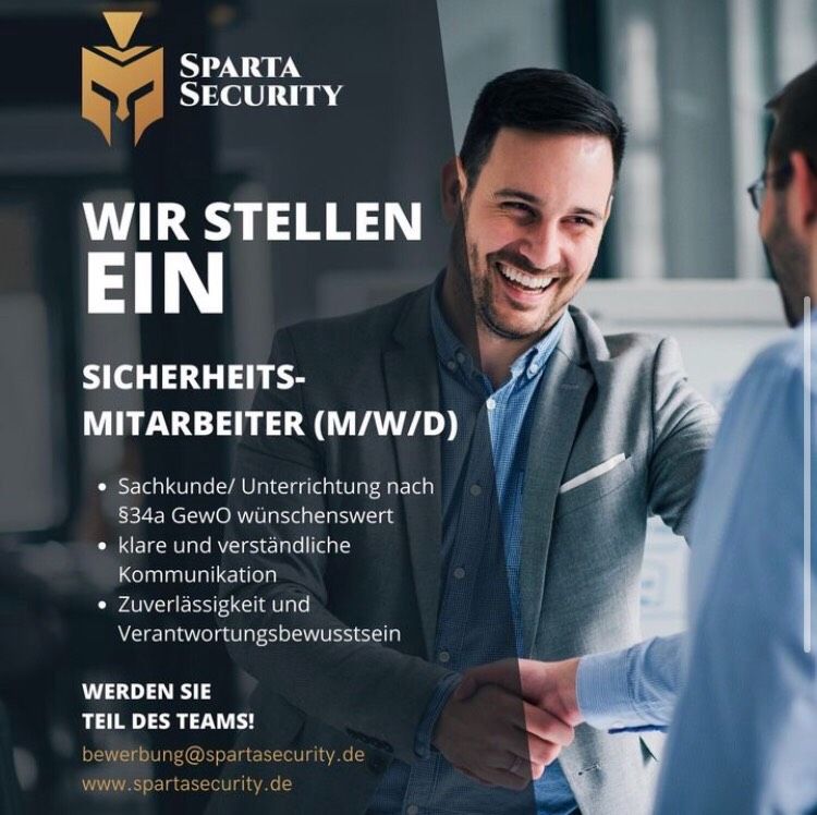 Sicherheitsdienst (m/w/d) Minijob in Köln