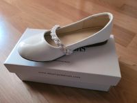 Kommunion Schuhe,  Hochzeit weiß m. Perlen Gr 32- top Zustand Nordrhein-Westfalen - Steinfurt Vorschau