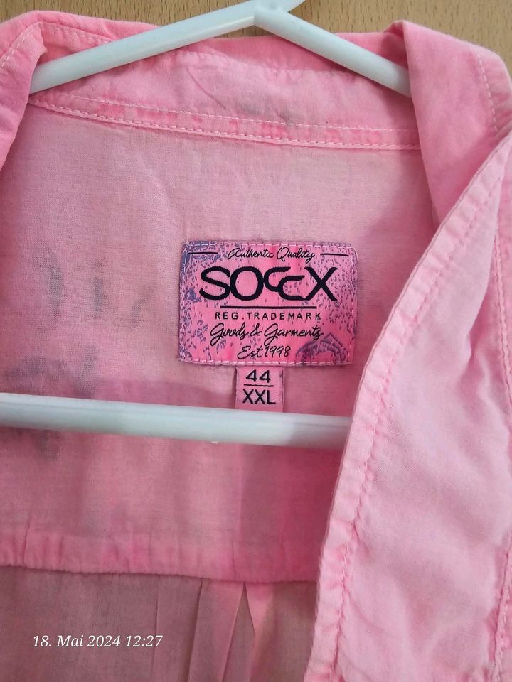 Soccx Damenbluse, rosa Gr. 44 in Hiddenhausen